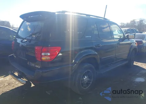 2003 Toyota Sequoia Limited V8 z USA, uszkodzony, nr VIN 5TDBT48A63S144383